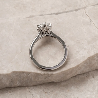 Round Halo, Pave & Split Shank Engagement Ring – 1.93 CT Lab Grown Diamond
