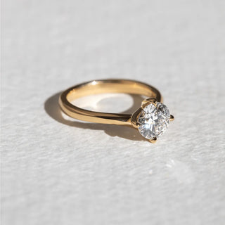 Round Halo, Pave & Split Shank Engagement Ring – 1.93 CT Lab Grown Diamond