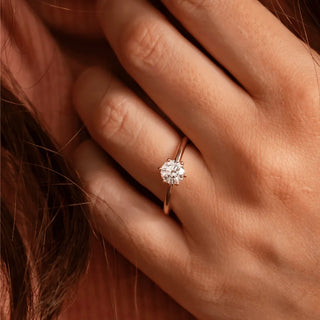 Round Halo, Pave & Split Shank Engagement Ring – 1.93 CT Lab Grown Diamond