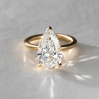 Round Halo, Pave & Split Shank Engagement Ring – 1.93 CT Lab Grown Diamond