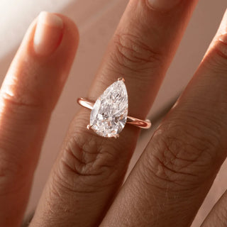 Round Halo, Pave & Split Shank Engagement Ring – 1.93 CT Lab Grown Diamond