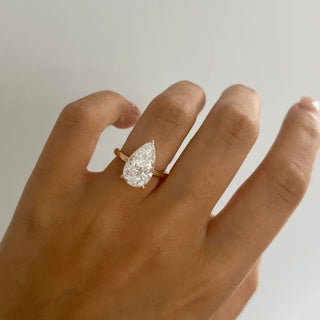 Round Halo, Pave & Split Shank Engagement Ring – 1.93 CT Lab Grown Diamond