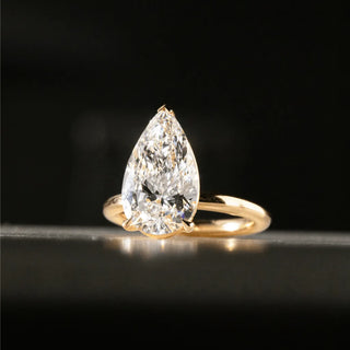 Round Halo, Pave & Split Shank Engagement Ring – 1.93 CT Lab Grown Diamond