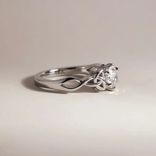 Round Halo, Pave & Split Shank Engagement Ring – 1.93 CT Lab Grown Diamond