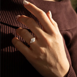 Round Halo, Pave & Split Shank Engagement Ring – 1.93 CT Lab Grown Diamond