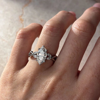 Round Halo, Pave & Split Shank Engagement Ring – 1.93 CT Lab Grown Diamond