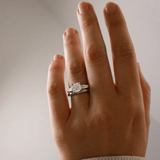 Round Halo, Pave & Split Shank Engagement Ring – 1.93 CT Lab Grown Diamond