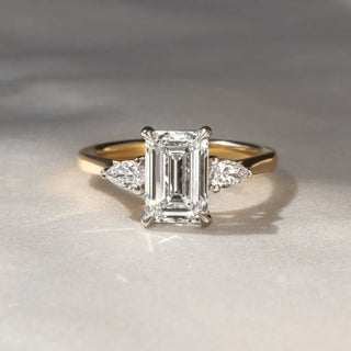 Round Halo, Pave & Split Shank Engagement Ring – 1.93 CT Lab Grown Diamond