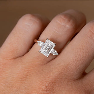 Round Halo, Pave & Split Shank Engagement Ring – 1.93 CT Lab Grown Diamond