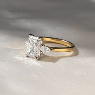 Round Halo, Pave & Split Shank Engagement Ring – 1.93 CT Lab Grown Diamond