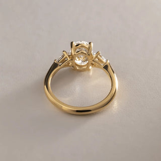 Round Halo, Pave & Split Shank Engagement Ring – 1.93 CT Lab Grown Diamond