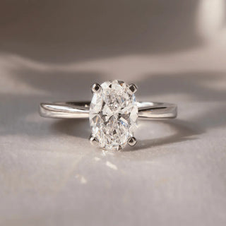 Round Halo, Pave & Split Shank Engagement Ring – 1.93 CT Lab Grown Diamond