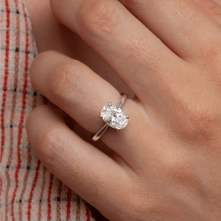 Round Halo, Pave & Split Shank Engagement Ring – 1.93 CT Lab Grown Diamond