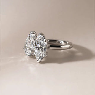 Round Halo, Pave & Split Shank Engagement Ring – 1.93 CT Lab Grown Diamond