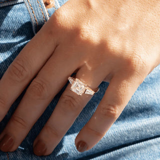 Round Halo, Pave & Split Shank Engagement Ring – 1.93 CT Lab Grown Diamond