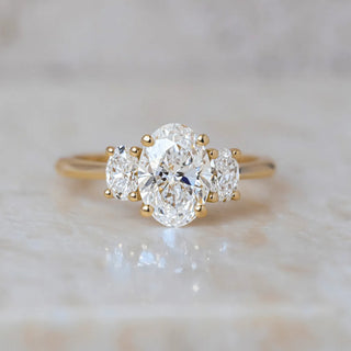 Round Halo, Pave & Split Shank Engagement Ring – 1.93 CT Lab Grown Diamond