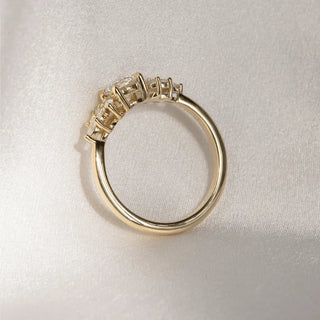 Round Halo, Pave & Split Shank Engagement Ring – 1.93 CT Lab Grown Diamond