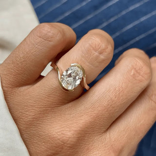 Round Halo, Pave & Split Shank Engagement Ring – 1.93 CT Lab Grown Diamond