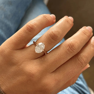Round Halo, Pave & Split Shank Engagement Ring – 1.93 CT Lab Grown Diamond