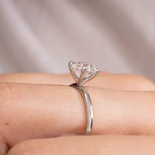 Round Halo, Pave & Split Shank Engagement Ring – 1.93 CT Lab Grown Diamond