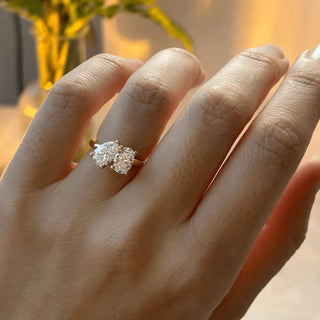 Round Halo, Pave & Split Shank Engagement Ring – 1.93 CT Lab Grown Diamond