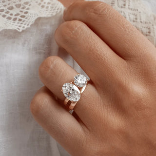 Round Halo, Pave & Split Shank Engagement Ring – 1.93 CT Lab Grown Diamond