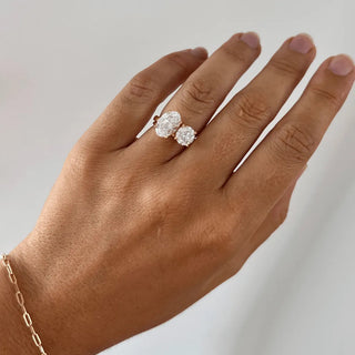 Round Halo, Pave & Split Shank Engagement Ring – 1.93 CT Lab Grown Diamond