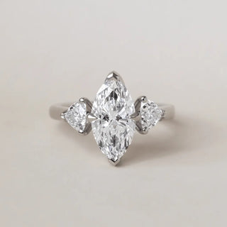 Round Halo, Pave & Split Shank Engagement Ring – 1.93 CT Lab Grown Diamond