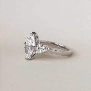 Round Halo, Pave & Split Shank Engagement Ring – 1.93 CT Lab Grown Diamond