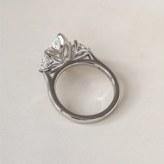 Round Halo, Pave & Split Shank Engagement Ring – 1.93 CT Lab Grown Diamond