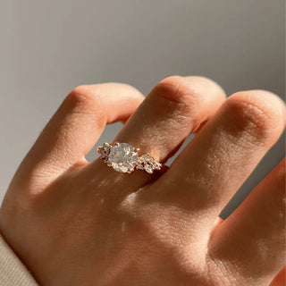 Round Halo, Pave & Split Shank Engagement Ring – 1.93 CT Lab Grown Diamond