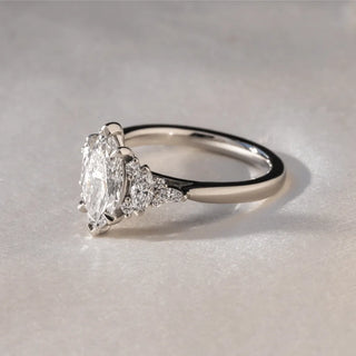 Round Halo, Pave & Split Shank Engagement Ring – 1.93 CT Lab Grown Diamond