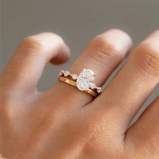 Round Halo, Pave & Split Shank Engagement Ring – 1.93 CT Lab Grown Diamond