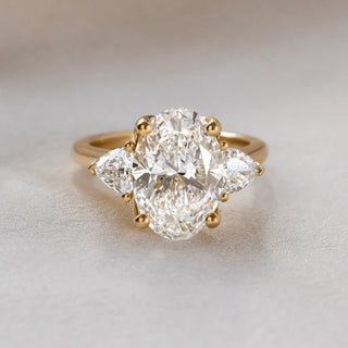 Round Halo, Pave & Split Shank Engagement Ring – 1.93 CT Lab Grown Diamond