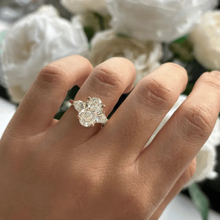 Round Halo, Pave & Split Shank Engagement Ring – 1.93 CT Lab Grown Diamond