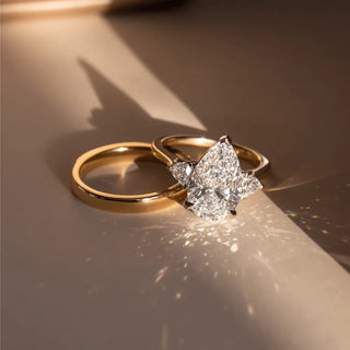 Round Halo, Pave & Split Shank Engagement Ring – 1.93 CT Lab Grown Diamond