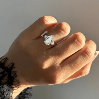 Round Halo, Pave & Split Shank Engagement Ring – 1.93 CT Lab Grown Diamond