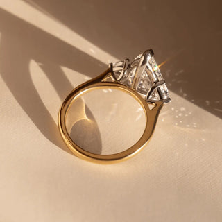 Round Halo, Pave & Split Shank Engagement Ring – 1.93 CT Lab Grown Diamond