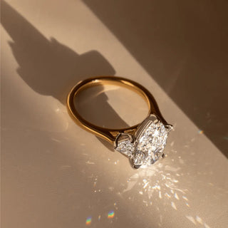 Round Halo, Pave & Split Shank Engagement Ring – 1.93 CT Lab Grown Diamond