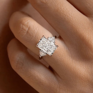 Round Halo, Pave & Split Shank Engagement Ring – 1.93 CT Lab Grown Diamond