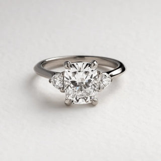 Round Halo, Pave & Split Shank Engagement Ring – 1.93 CT Lab Grown Diamond
