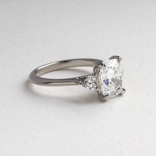 Round Halo, Pave & Split Shank Engagement Ring – 1.93 CT Lab Grown Diamond