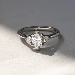 Round Halo, Pave & Split Shank Engagement Ring – 1.93 CT Lab Grown Diamond