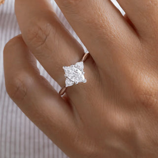Round Halo, Pave & Split Shank Engagement Ring – 1.93 CT Lab Grown Diamond