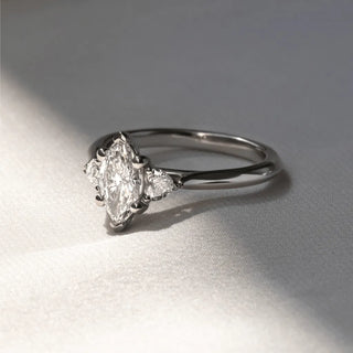 Round Halo, Pave & Split Shank Engagement Ring – 1.93 CT Lab Grown Diamond