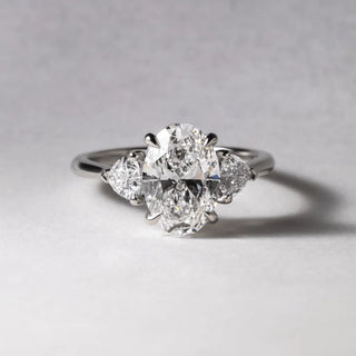 Round Halo, Pave & Split Shank Engagement Ring – 1.93 CT Lab Grown Diamond