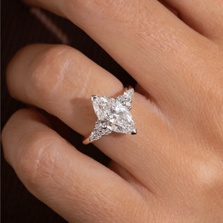 Round Halo, Pave & Split Shank Engagement Ring – 1.93 CT Lab Grown Diamond