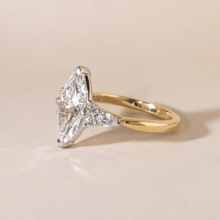 Round Halo, Pave & Split Shank Engagement Ring – 1.93 CT Lab Grown Diamond