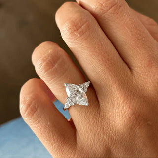 Round Halo, Pave & Split Shank Engagement Ring – 1.93 CT Lab Grown Diamond