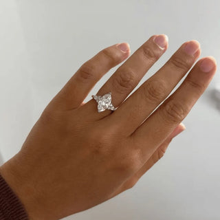 Round Halo, Pave & Split Shank Engagement Ring – 1.93 CT Lab Grown Diamond